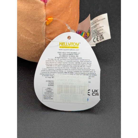 Squishmallow Kellytoy Fresa as Frosted Pastry 5" Inch Plush Specialty Foods NWT - Picture 6 of 6